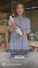 Load and play video in Gallery viewer, Rosemary & mint tea towel - light background
