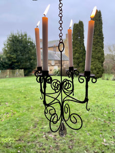 Mini 4 candle chandelier