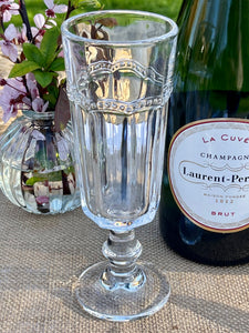 Vintage style champagne glass