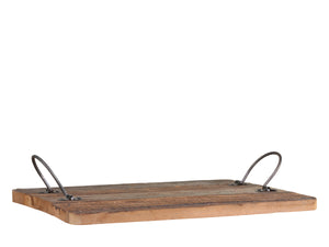 Vintage style tray with handles