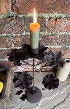 Load image into Gallery viewer, Antique flower candlestick
